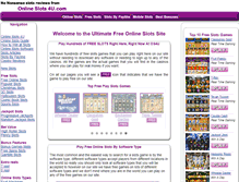 Tablet Screenshot of onlineslots4u.com